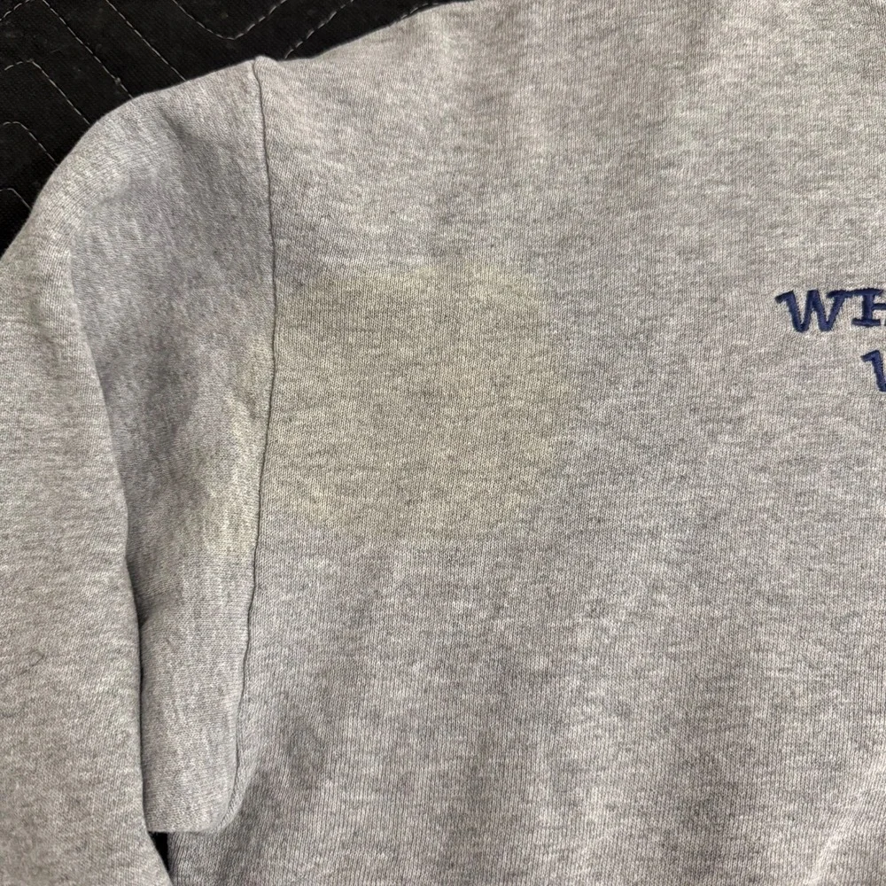 Vintage TSI Y2K Who Needs Hair With A Body Like This Sweatshirt Mens Large‎ Gray